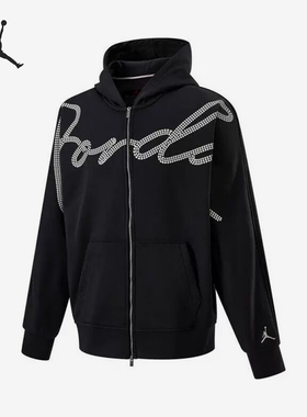 Nike/耐克正品Jordan MVP男士拉链加绒连帽外套HF9296-045