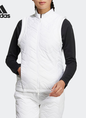 Adidas/阿迪达斯正品PADDING VEST女子高尔夫运动马甲HM7619