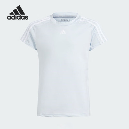 Adidas/阿迪达斯正品当季新款大童凉感套头短袖T恤IS1296