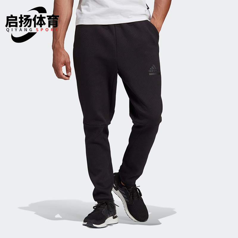 Adidas/阿迪达斯正品夏季男士针织休闲经典运动收腿长裤GM6543