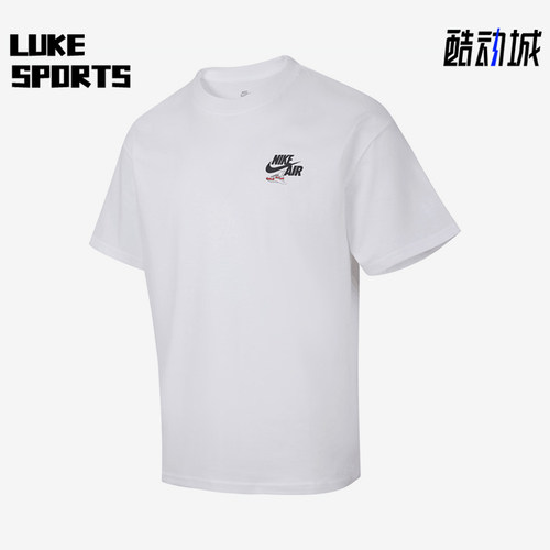 Nike/耐克正品Swoosh男士新款透气休闲经典运动短袖HQ9276-100