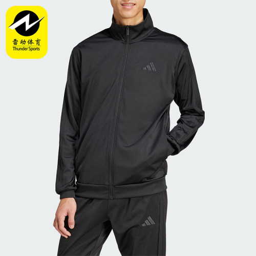 Adidas/阿迪达斯正品M 3S TR TT男士针织立领夹克外套JI8818