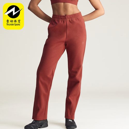 Adidas/阿迪达斯正品SMC女运动裤针织抽绳防水经典休闲裤装KE4329
