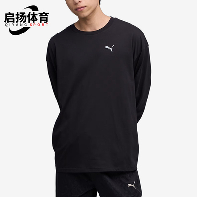 Puma/彪马正品NEKO-san宽松圆领长袖T恤经典黑色运动鞋635050-01