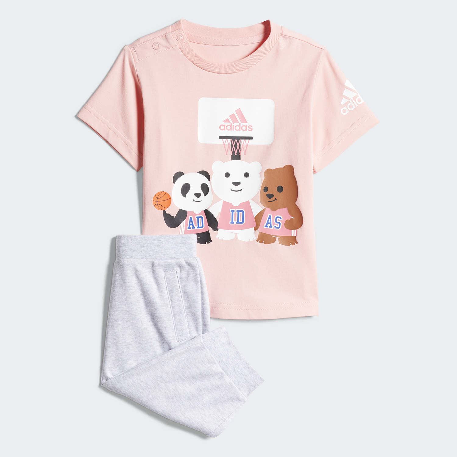 adidas正品训练短袖fm9763婴童装