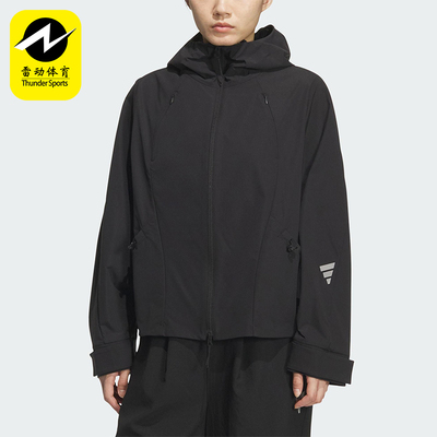 Adidas/阿迪达斯正品FOS FUTURE女士连帽拒水梭织夹克外套KC2713