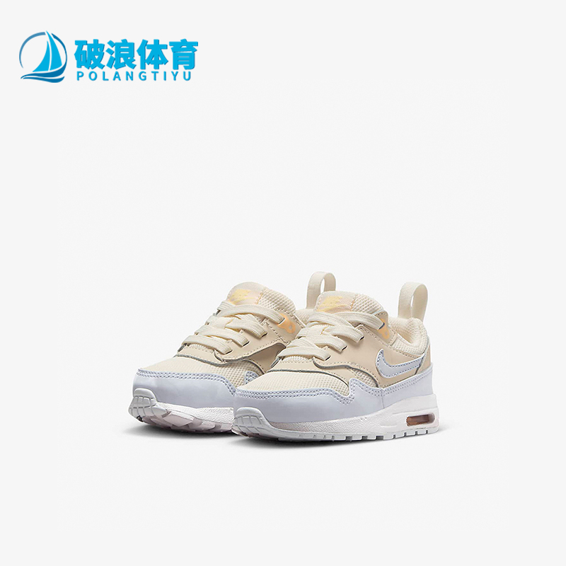 Nike/耐克正品Air Max 1婴童舒适低帮缓震透气运动鞋DZ3309-102