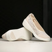 蕾丝花纹单鞋 Skechers 新款 女子一脚蹬懒人鞋 斯凯奇正品 当季