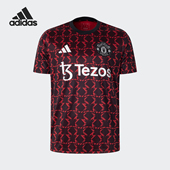 Adidas IT1996 吸湿足球训练运动短袖 阿迪达斯正品 曼联男士