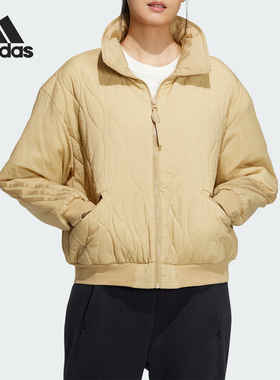 Adidas/阿迪达斯正品FUSTL JKT 2女士保暖运动时尚棉服IM8958