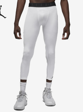 Nike/耐克正品Air Jordan男子运动训练透气七分裤DX3140-100