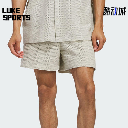 Adidas/阿迪达斯正品2025男女运动训练针织经典休闲短裤JP0654