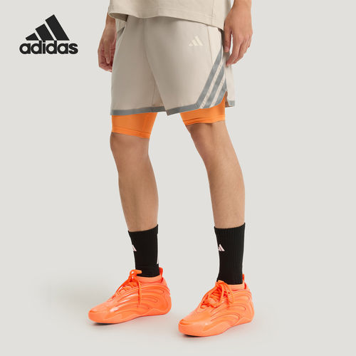 Adidas/阿迪达斯官方正品夏季男士篮球运动训练宽松短裤KS7869