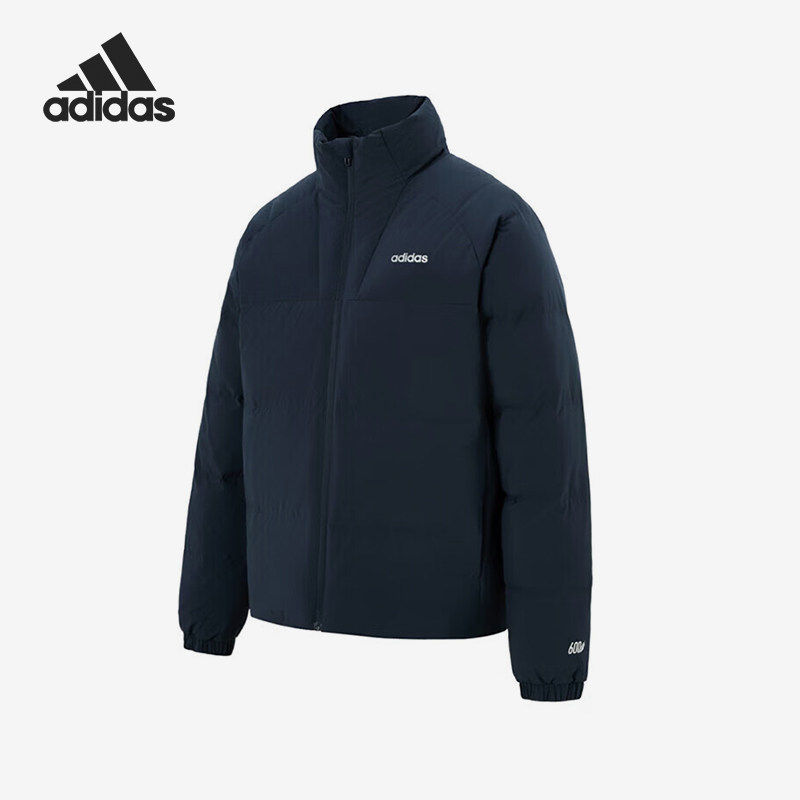 Adidas/阿迪达斯官方正品冬季男士立领复古轻盈保暖羽绒服KC4634