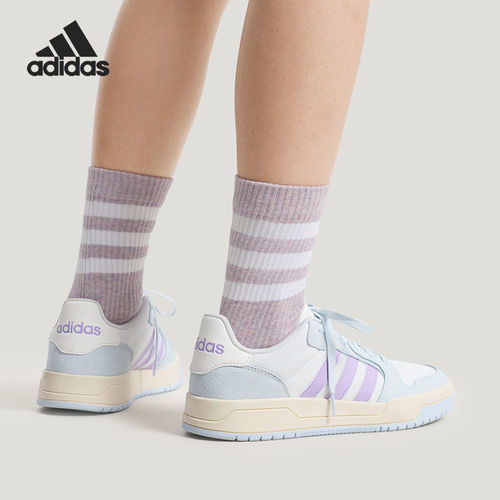 Adidas/阿迪达斯官方正品2026春季款男女复古篮球风板鞋KH8211