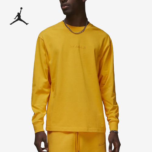 Nike/耐克正品Air Jordan男子刺绣圆领套头长袖T恤FJ0703-739