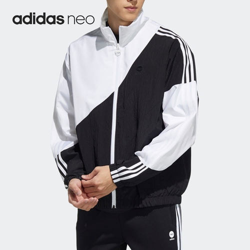 阿迪达斯Neo男子运动立领外套
