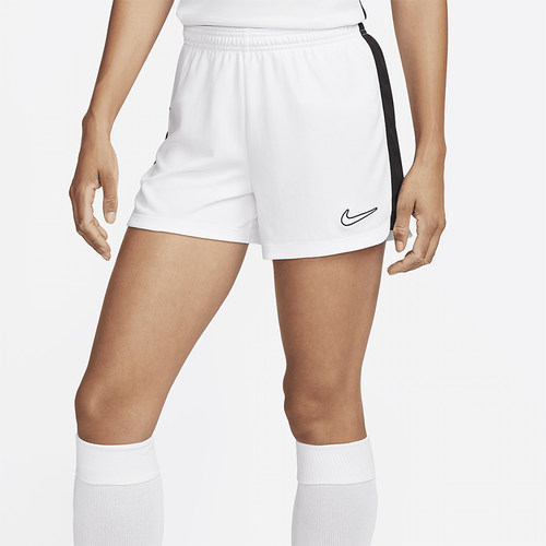 Nike/耐克正品Dri-FIT女士足球拼接运动松紧腰训练短裤DX0128-100