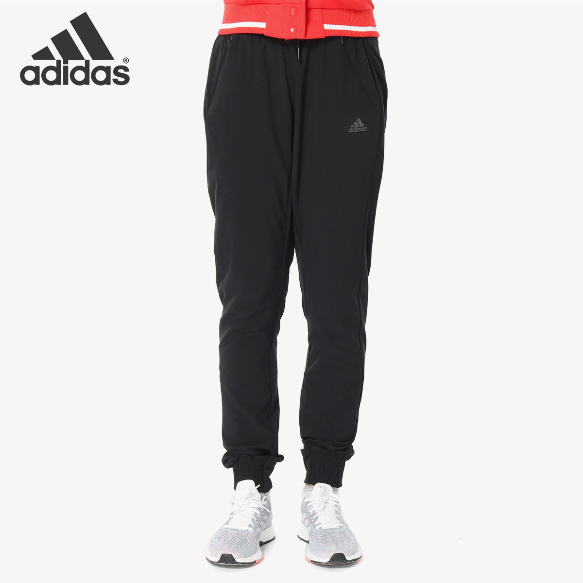 Adidas/阿迪达斯正品 女子训练透气健身休闲运动小脚长裤BK2628