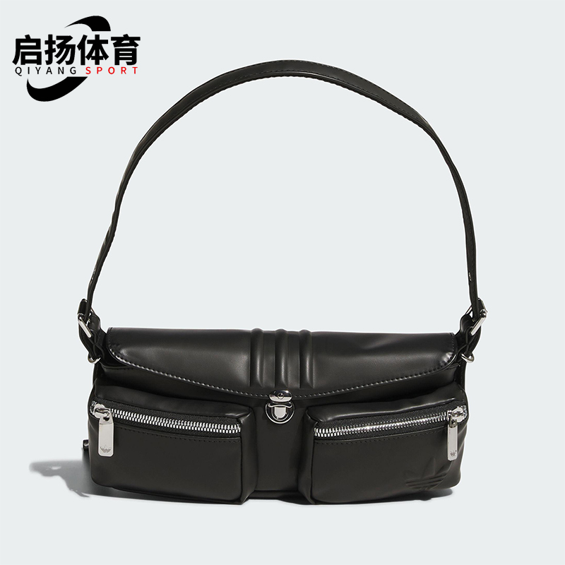 Adidas/阿迪达斯正品三叶草女士经典可调节运动单肩斜挎包KC1416