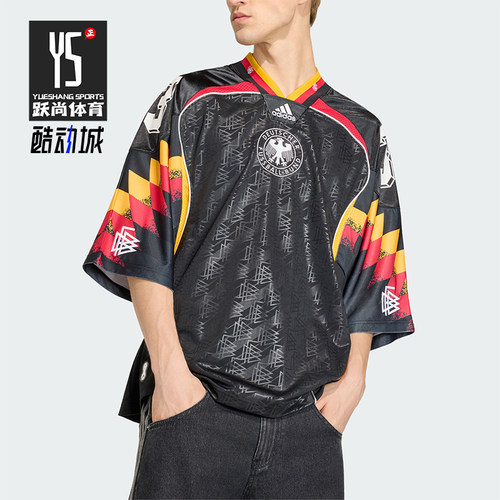 Adidas/阿迪达斯正品三叶草男士运动针织休闲球衣短袖T恤KD5980