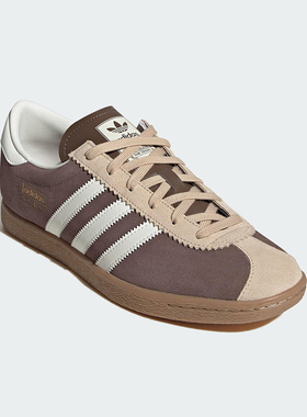 Adidas/阿迪达斯正品三叶草男女同款复古潮流系带低帮板鞋JR9554