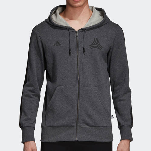 Adidas/阿迪达斯正品TAN HOODY 男子休闲运动足球夹克外套DJ1501