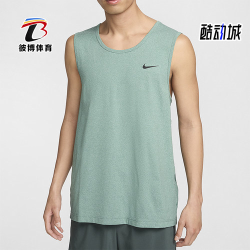 Nike/耐克正品2025秋季款男士圆领无袖套头针织背心T恤DV9842-361