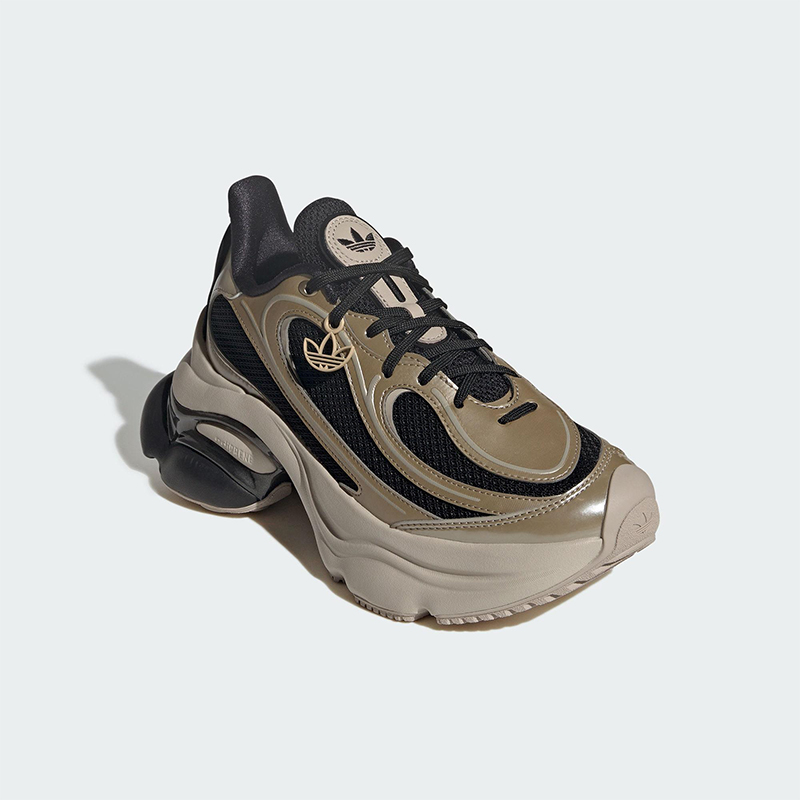 Adidas/阿迪达斯正品三叶草女士低帮缓震厚底耐磨运动鞋KI0583