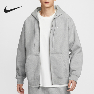Nike/耐克正品Solo Swoosh男士拉链开襟连帽外套HV1085-063