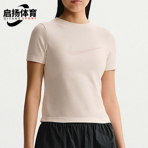Nike/耐克正品Sportswear女士圆领透气修身经典短袖T恤IO1517-103