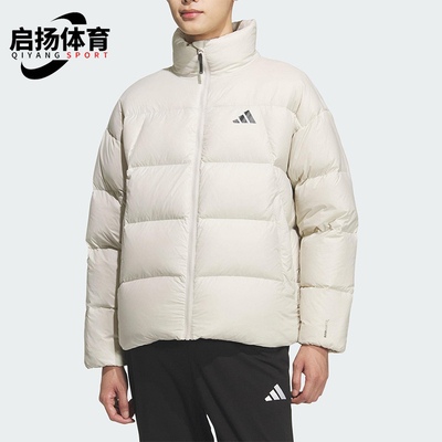 Adidas/阿迪达斯正品冬季男士宽松经典立领保暖运动羽绒服KQ5498