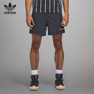 男女运动训练透气短裤 三叶草新款 HN3444 阿迪达斯正品 Adidas