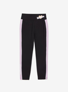 Skechers/斯凯奇正品秋季新款女童休闲运动针织长裤 L321G036