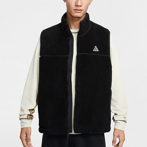 Nike/耐克正品2025秋季款男士日常立领耐穿运动棉马甲HV1113-010