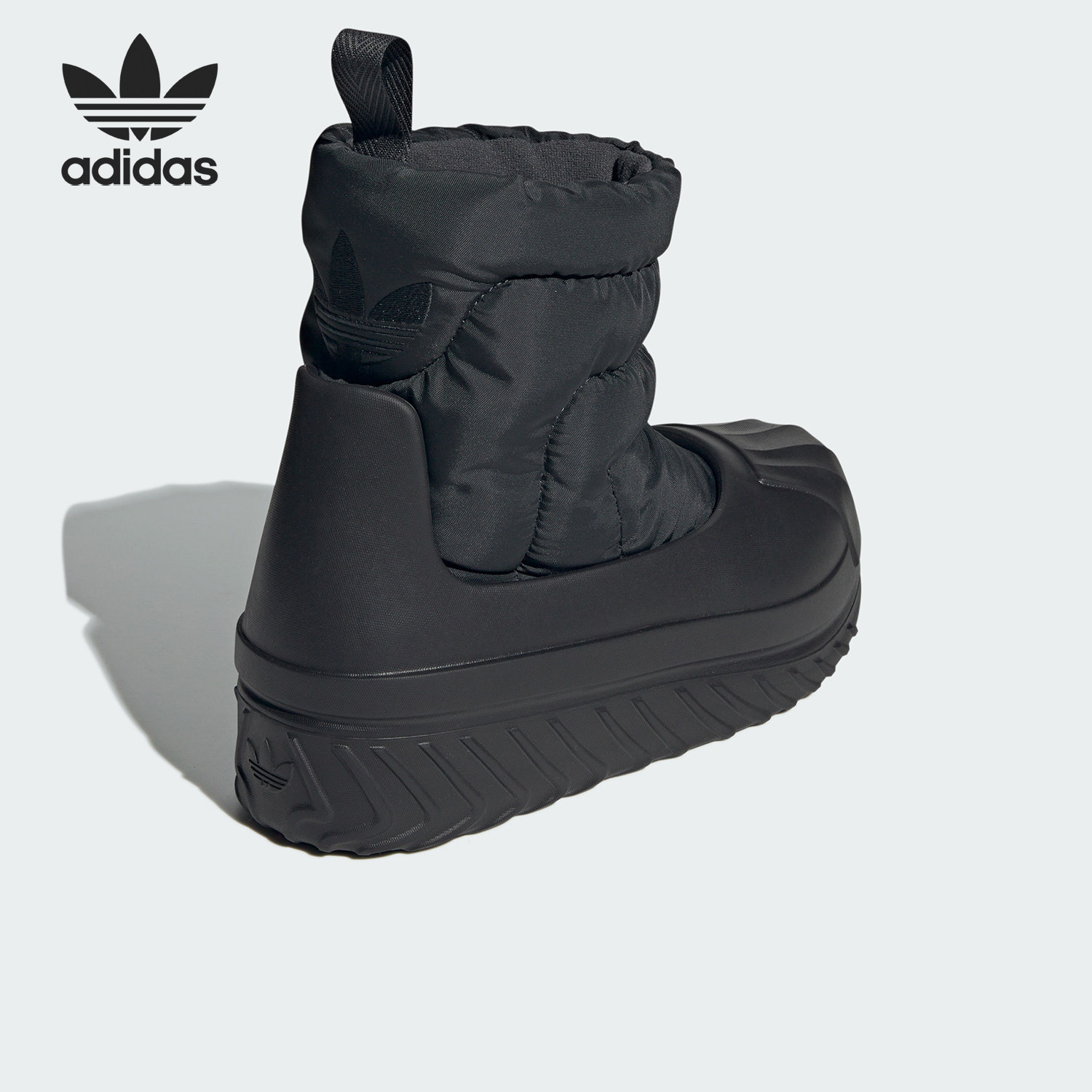 Adidas/阿迪达斯官方正品三叶草女士高帮休闲保暖运动靴IG4215