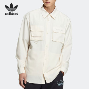 SHIRT HS2021 男子运动长袖 RIFTA 阿迪达斯官方正品 衬衫 Adidas