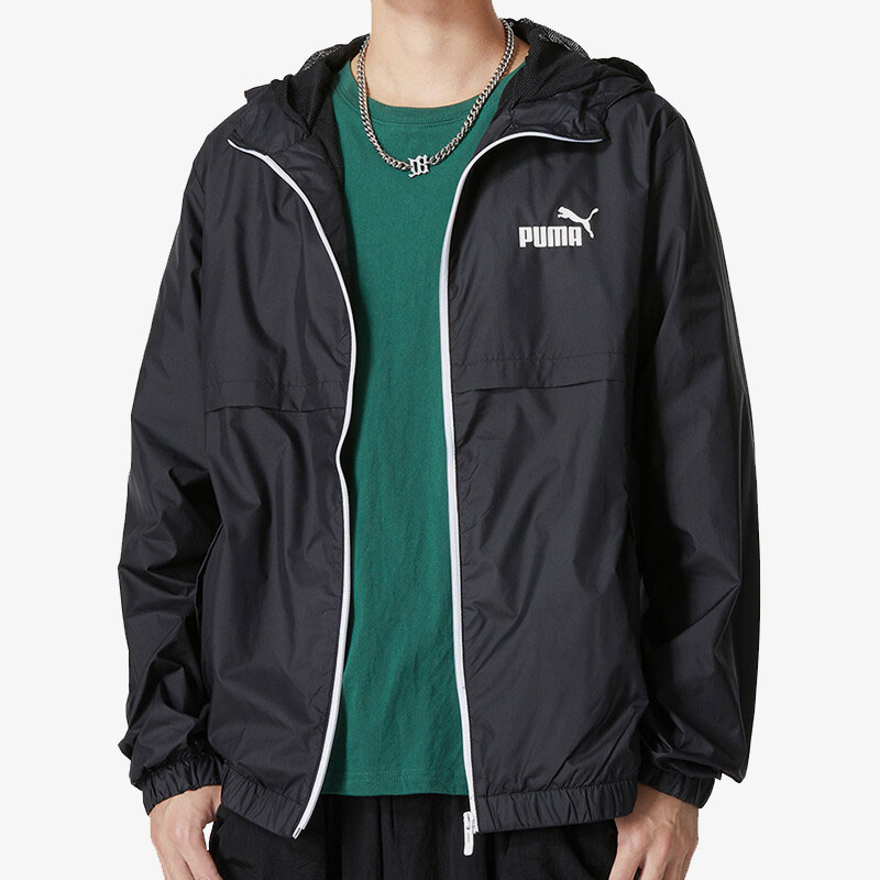 Puma/彪马正品2025男士运动休闲梭织防风夹克外套849462-01