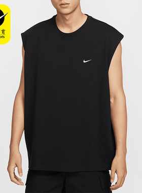 Nike/耐克正品2025新款男女跑步训练经典无袖背心T恤II1856-010