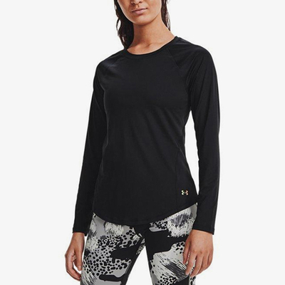 UA/安德玛正品Rush LS女子瑜伽健身训练运动长袖T恤1368179-001