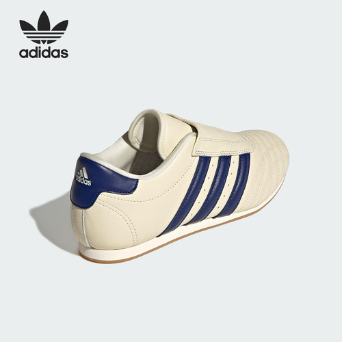 Adidas/阿迪达斯官方正品三叶草女士皮革低帮休闲运动鞋JS4528