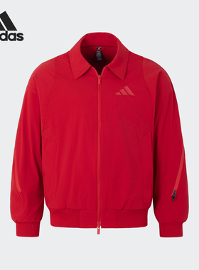 Adidas/阿迪达斯官方正品CM WV JKT男士加绒飞行员翻领外套JZ4193