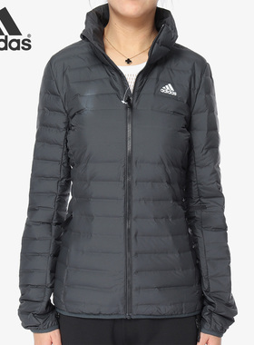 Adidas/阿迪达斯正品户外女子运动保暖防风立领羽绒服CY8729