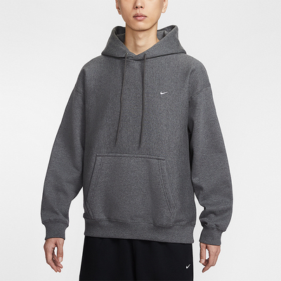 Nike/耐克正品Solo Swoosh男士休闲连帽套头刺绣卫衣HV1083-071