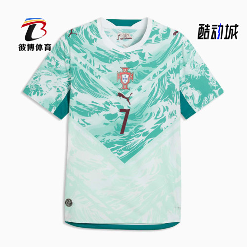 Puma/彪马正品夏季男士运动吸湿排汗套头足球短袖T恤788145-77