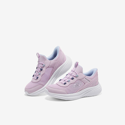Skechers斯凯奇正品大童一脚蹬低帮防滑耐磨跑步鞋319102L-LAV