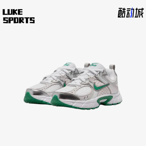 Nike/耐克正品V5RNR新款儿童白绿色低帮网面经典休闲鞋HQ6412-107