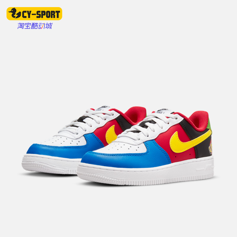 Nike/耐克正品FORCE 1 LV8 QS儿童运动低帮休闲鞋DO6635-100