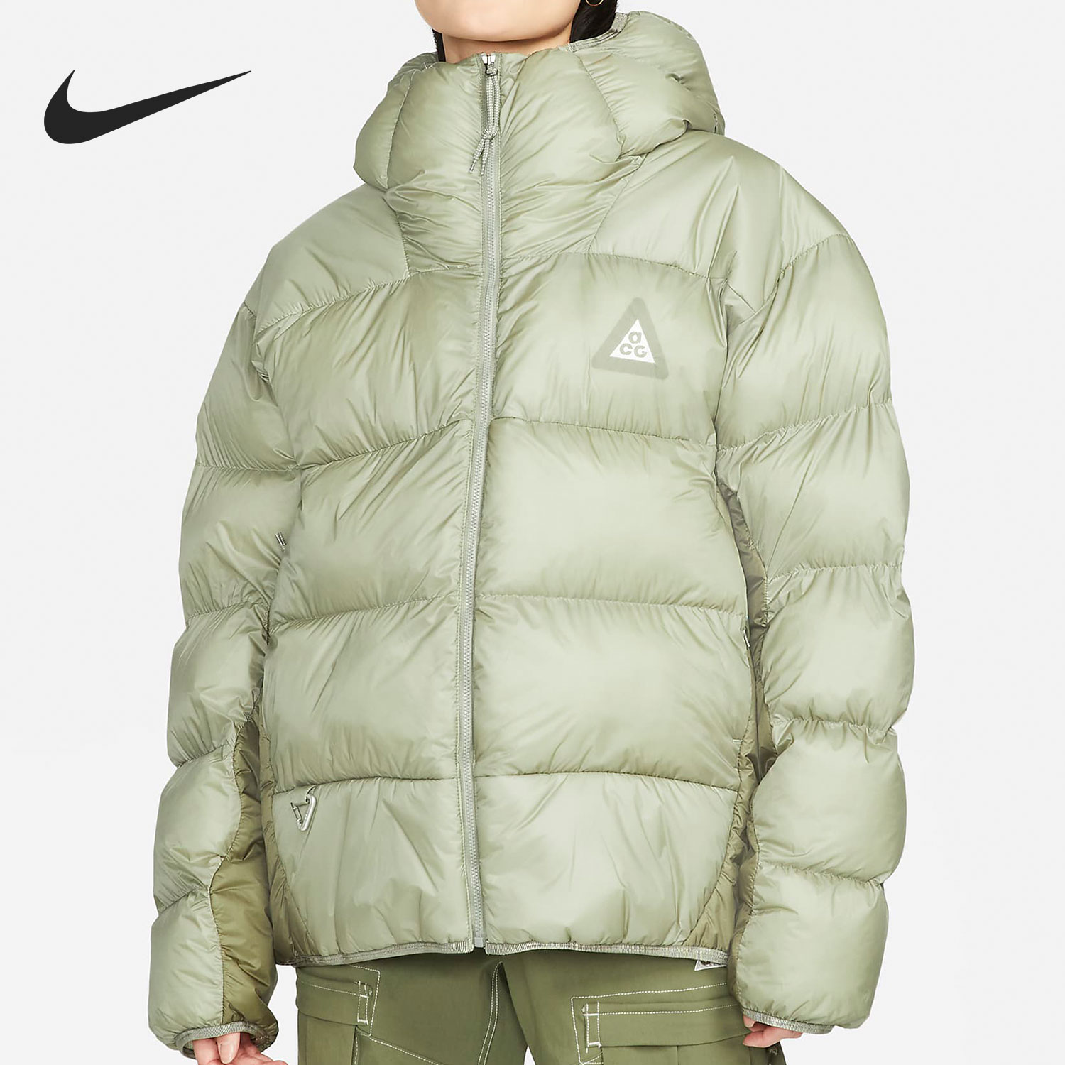 Nike/耐克正品休闲男子时尚运动训练保暖连帽棉服 DH3071-320