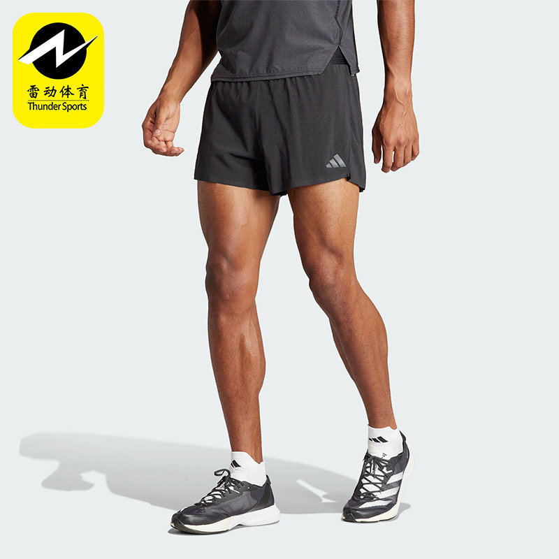 阿迪达斯男士跑步运动短裤